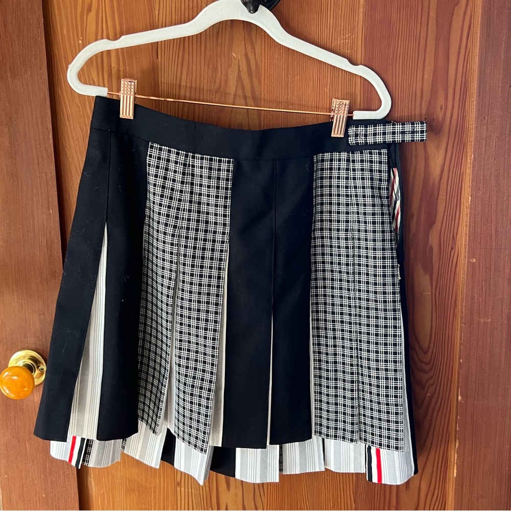 Thom Browne pleated skirt sz It42